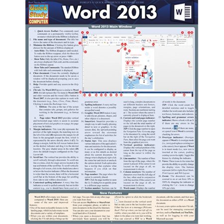 BARCHARTS Word 2013 Quickstudy Easel 9781423220046